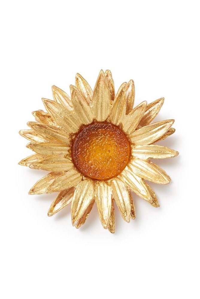 Van Gogh Sunflower Brooch