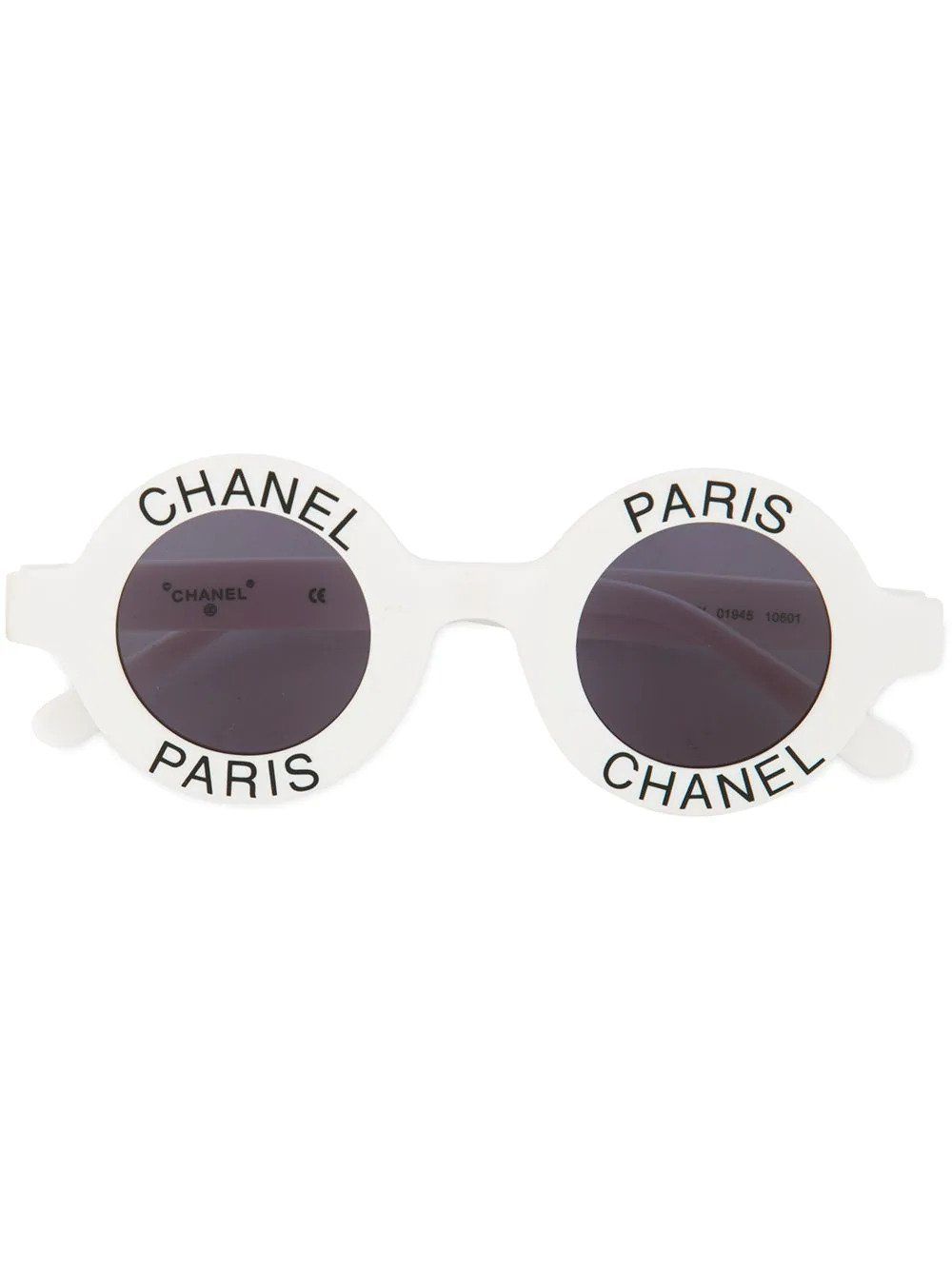 Vintage 1993 Iconic CHANEL PARIS Spelled White Sunglasses  Etsy Australia