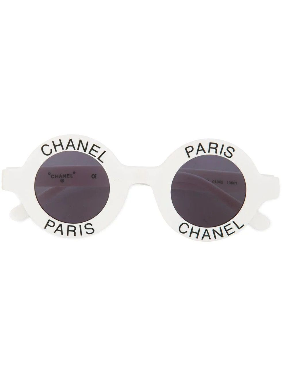 CHANEL Pre-Owned 1990s CC chain-link shield-frame Sunglasses - Farfetch
