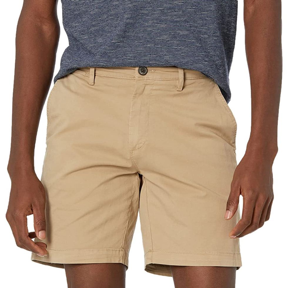 Slim-Fit 7" Flat-Front Comfort Stretch Chino Short