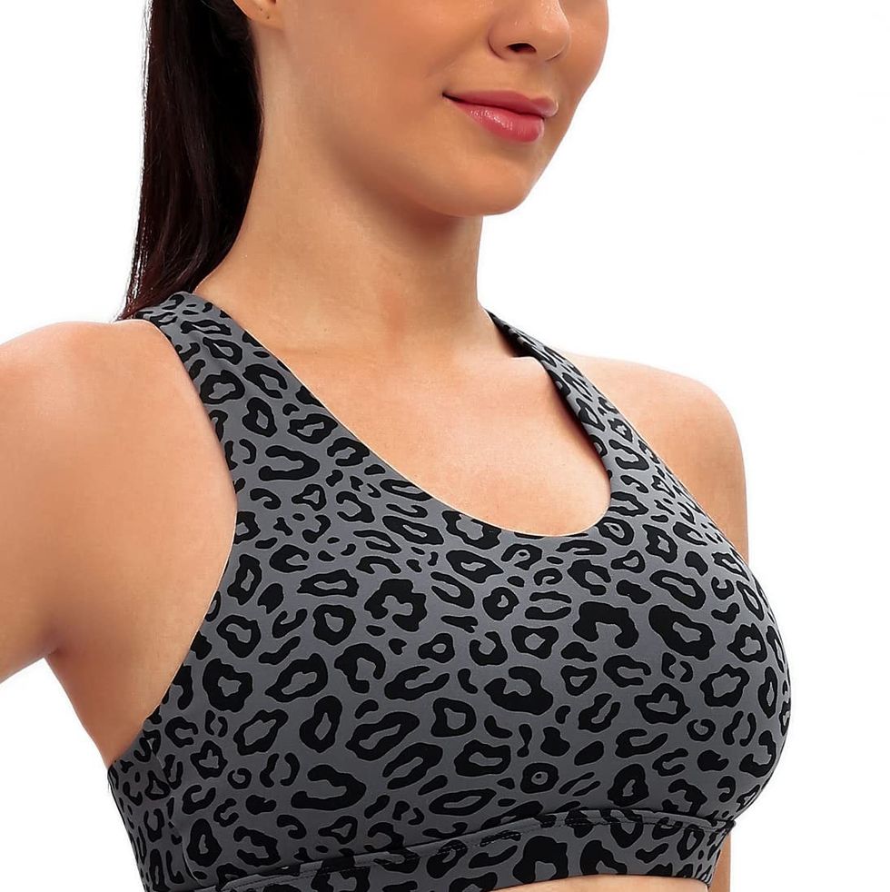 Pisexur Sports Bras for Women High Support Large Bust, Running Racerback  Bras for Women High Impact 