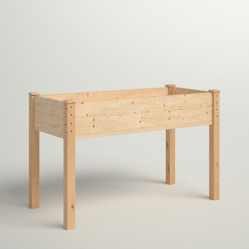 Sol 72 Outdoor Childersburg Wood Elevated Planter