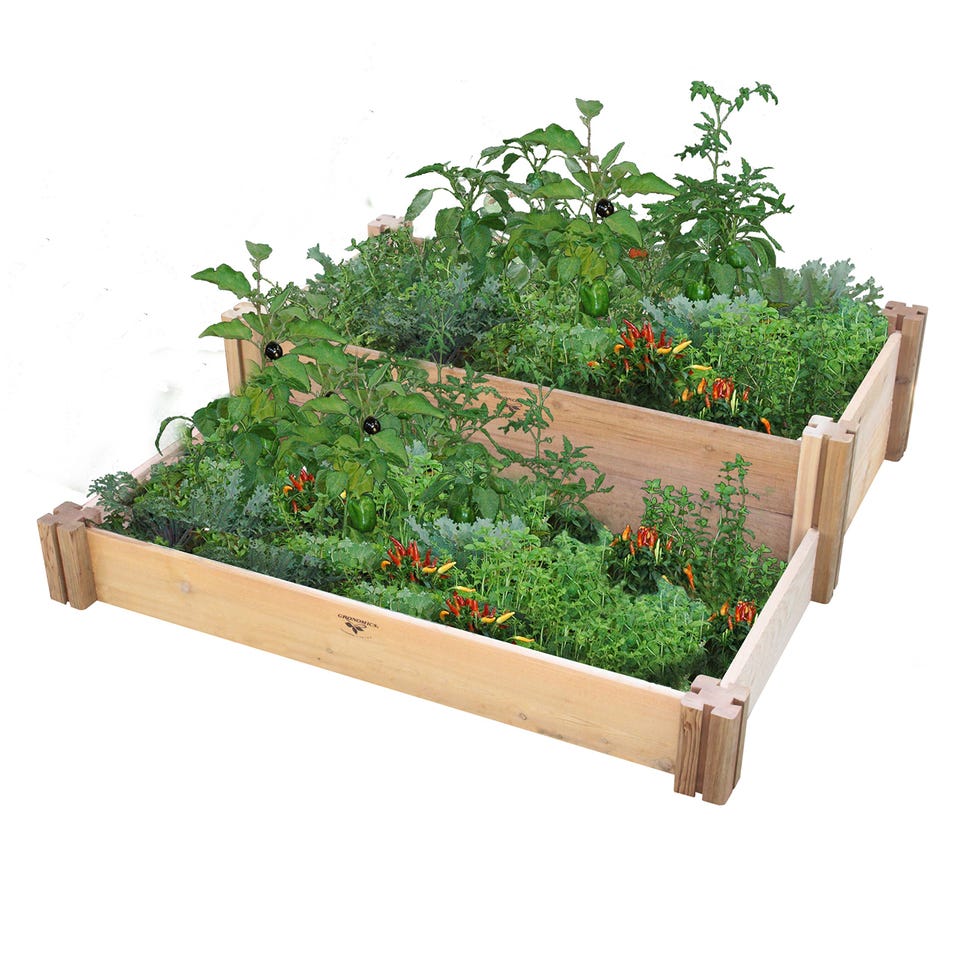Gronomics Multi-Level Rustic Raised Garden Bed
