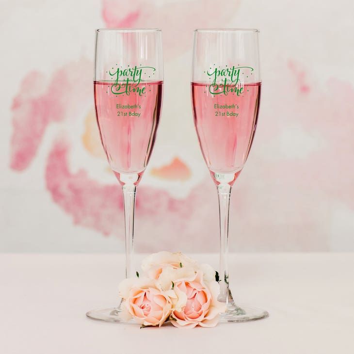 Buy Personalised Champagne Glass 18th 21st Birthday Gift for Her