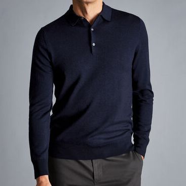 Merino Polo Sweater