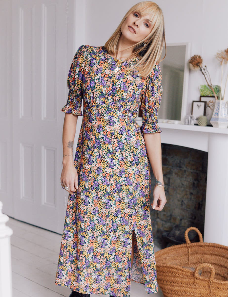 Fearne Cotton Floral Luna Midi Dress, £44
