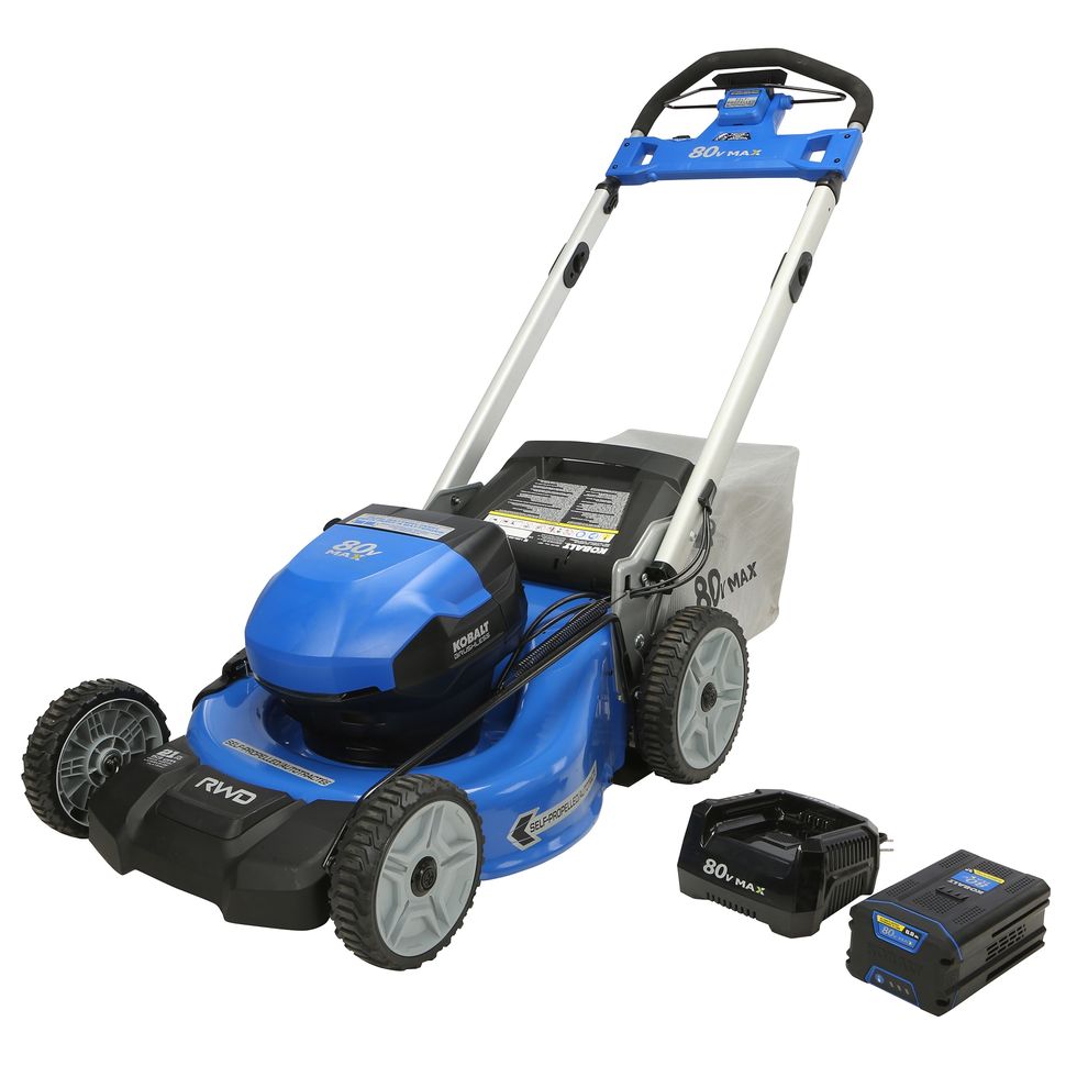 Dual Port 80-Volt 21-in Self-Propelled Cordless Lawn Mower