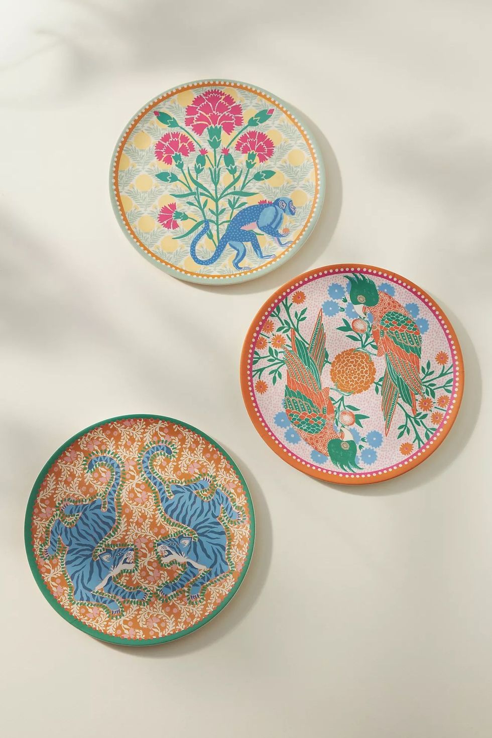 Set of 3 Ellen Merchant Melamine Side Plates