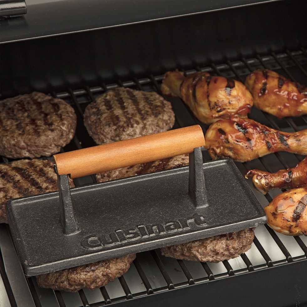 AMZ BBQ CLUB - Ultimate Dad Birthday Gift - Grilling Set with Basting Brush  and BBQ Fork That Also Works As A Thermometer - Perfect for Father's Day