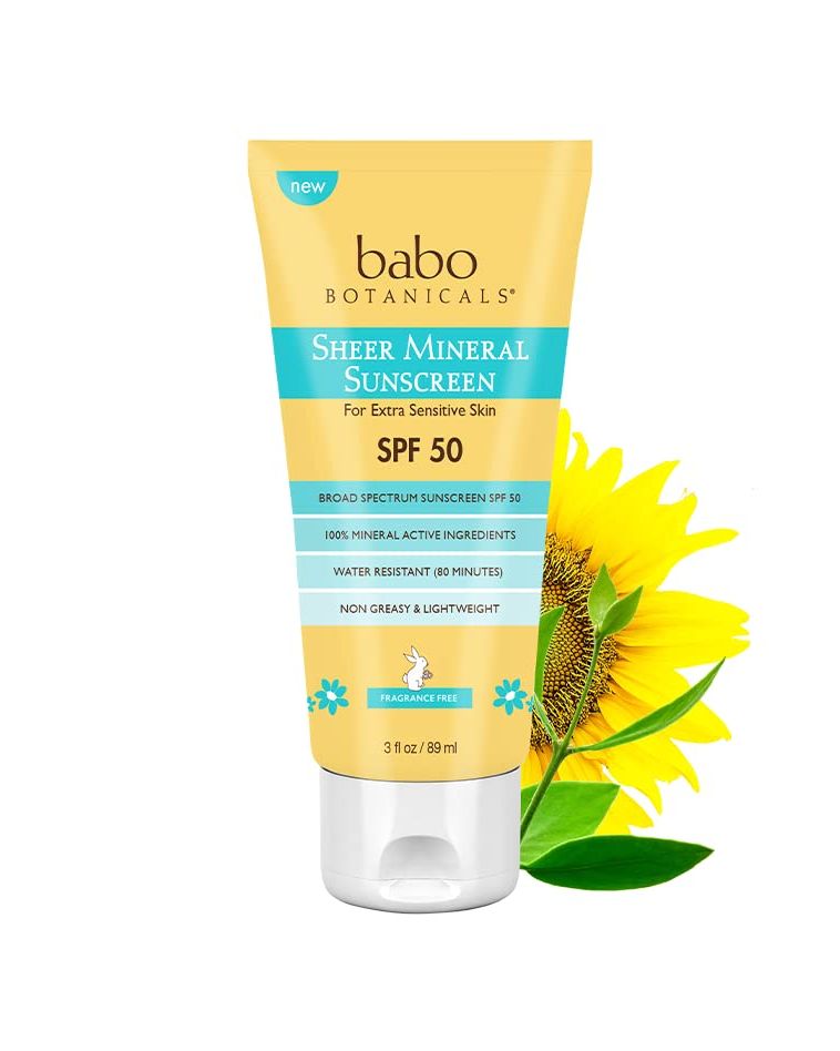 Babo Botanicals Sheer Mineral Sunscreen Lotion