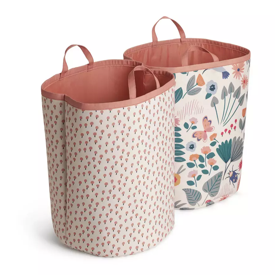 Big Storage Laundry Basket Large Foldable Clothes Hamper Bag with Handle  Washing