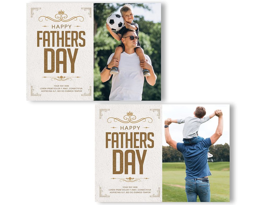 Custom Fathers Day Card
