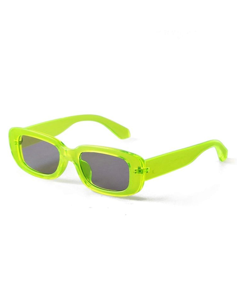 Neon Rectangle Sunglasses 
