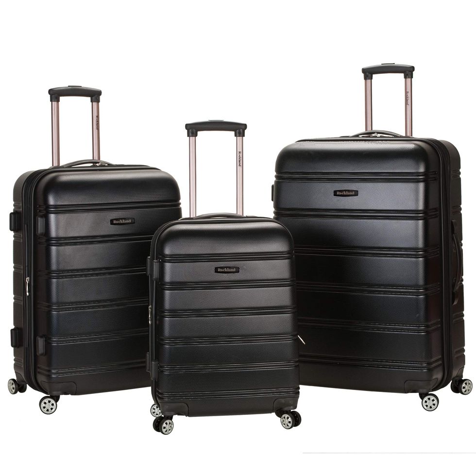 American Green Travel Three-Piece Beach Scene Hardcase Spinner Luggage Set, Best Price and Reviews