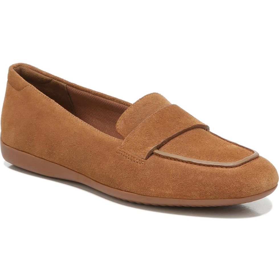 Naturalizer Tan Brown Suede Loafers
