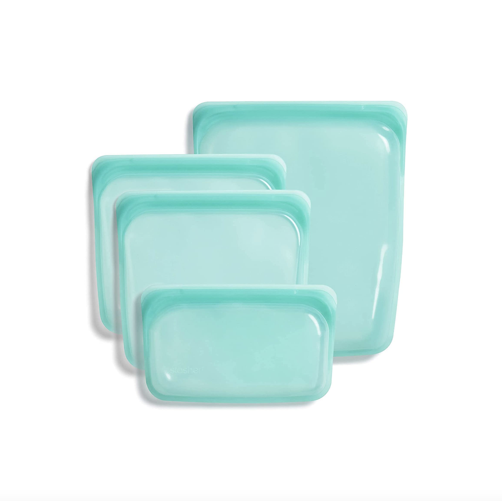 Silicone Reusable Storage Bag 4-Pack