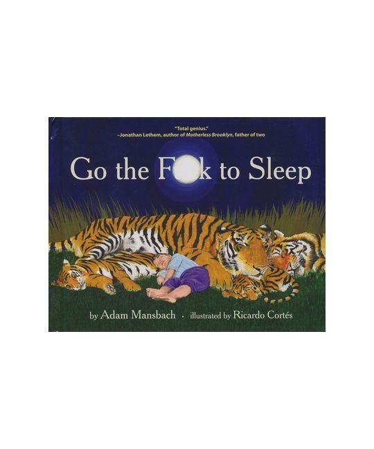 Go the F**k To Sleep Book