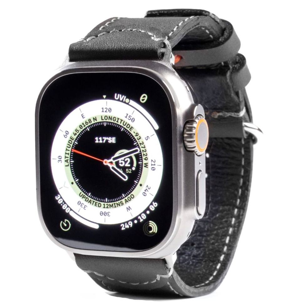 Leather Apple Watch Ultra & Ultra 2 Band - SANDMARC Navy