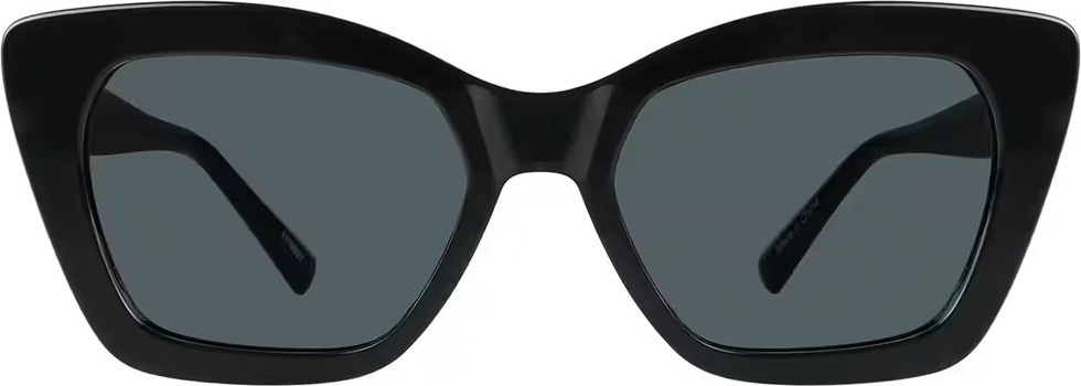 Black Cat Eye Wayfarer Sunglasses