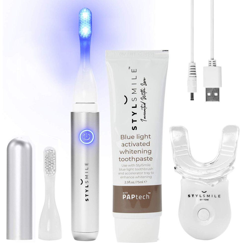 STYLSMILE Blue Light Accelerated Teeth Whitening Toothbrush Kit