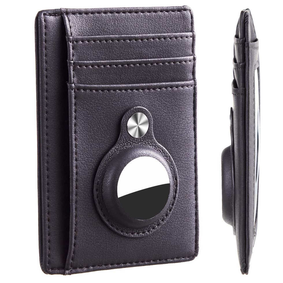 Hunter Leather Minimalistic Credit Card Holder Men Wallet Slim Front Pocket  Thin 