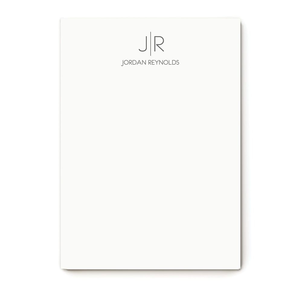 Personalized Monogrammed Notepad 