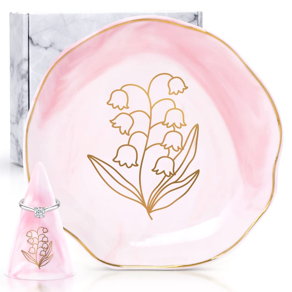 Lily of The Valley Jewelry Dish