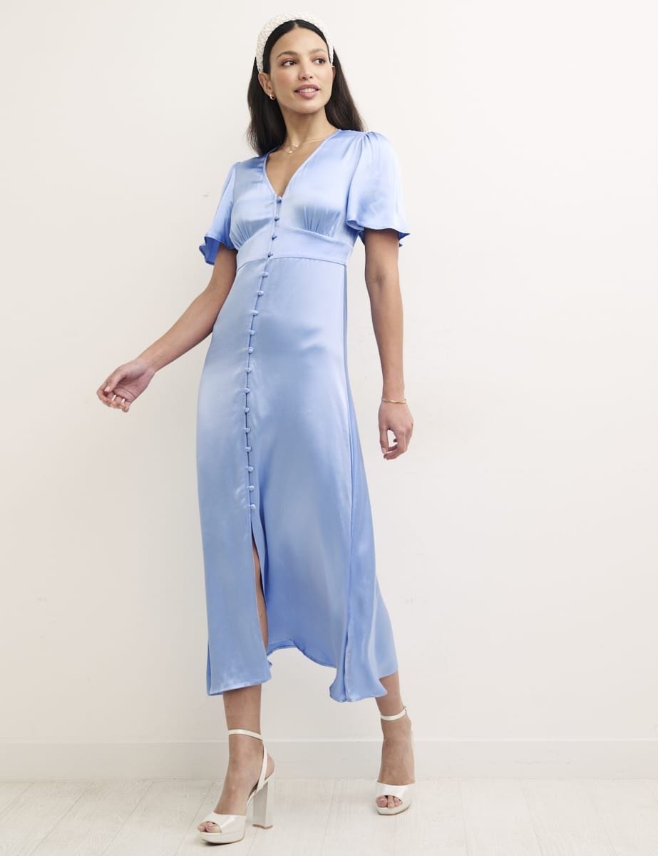 Blue Bridesmaids Erin Midaxi Dress