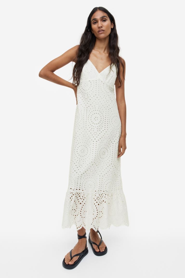 H & store m white dress