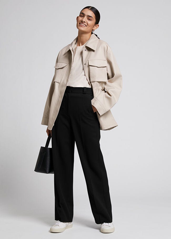Cargo Pocket Drawcord Jacket