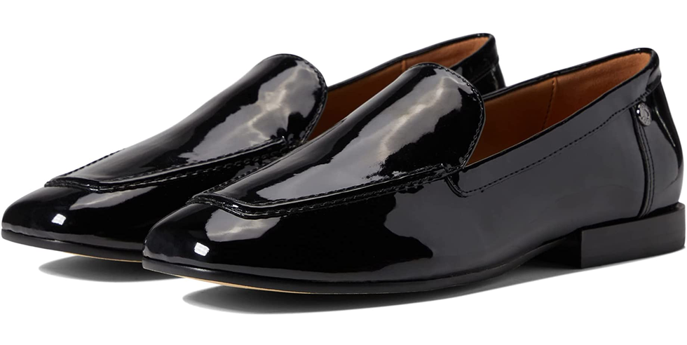 Lynn Black Patent Leather Loafers