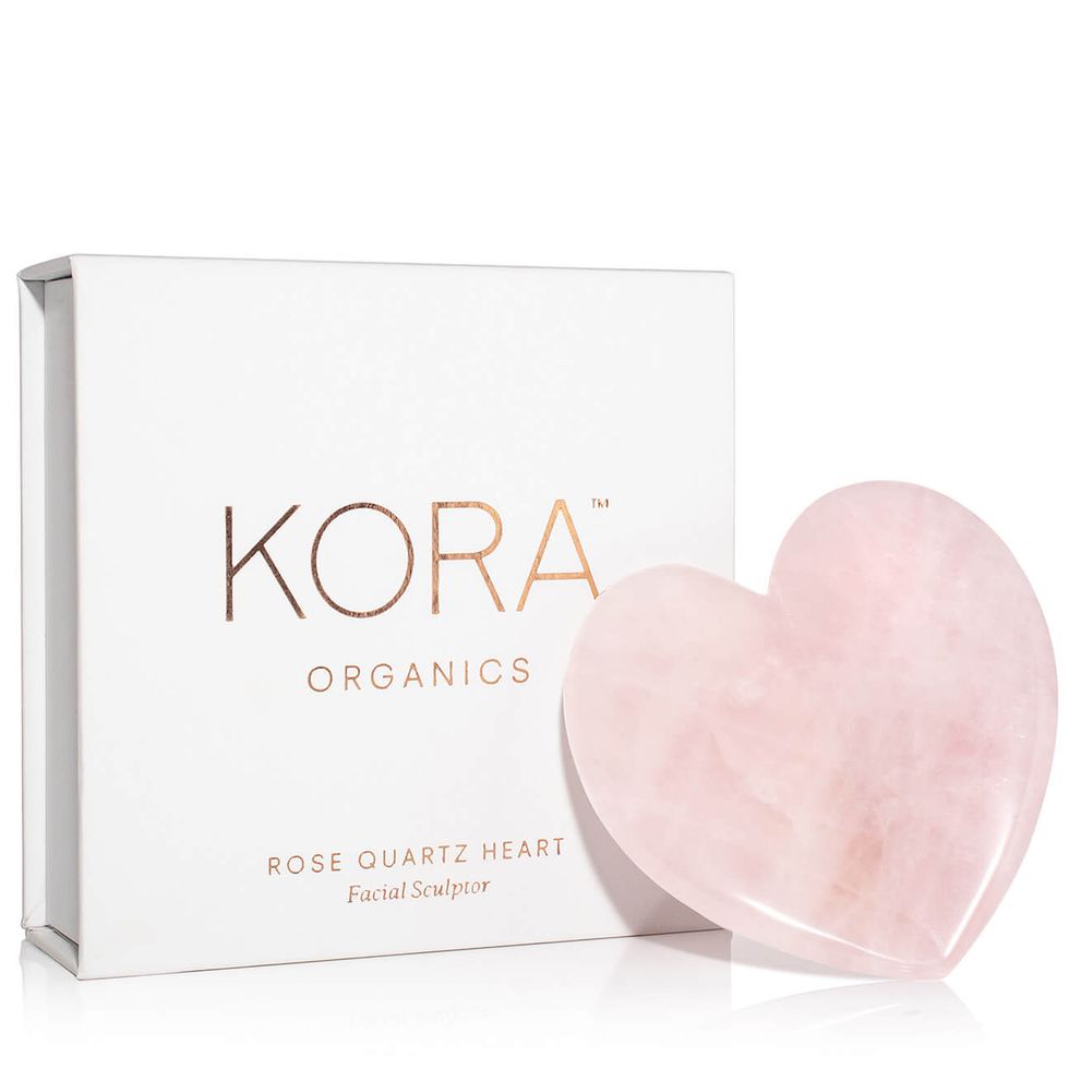 Kora Organics Rose Quartz Heart Facial Sculptor