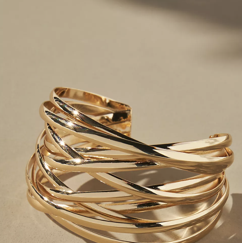 Cuff Bracelets: Gold, Silver, Wide & More