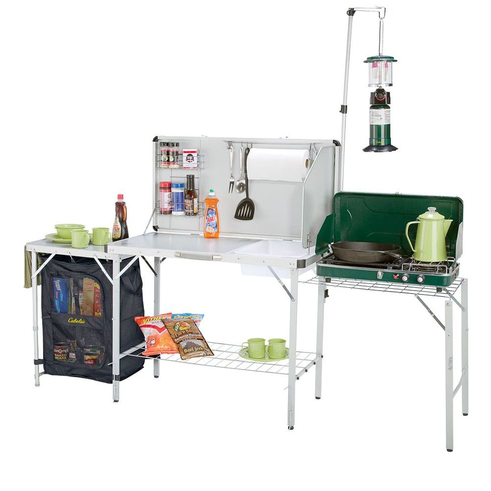 Coleman Portable Set Camping Cooking Pack Away Deluxe Outdoor Kitchen Table  NEW