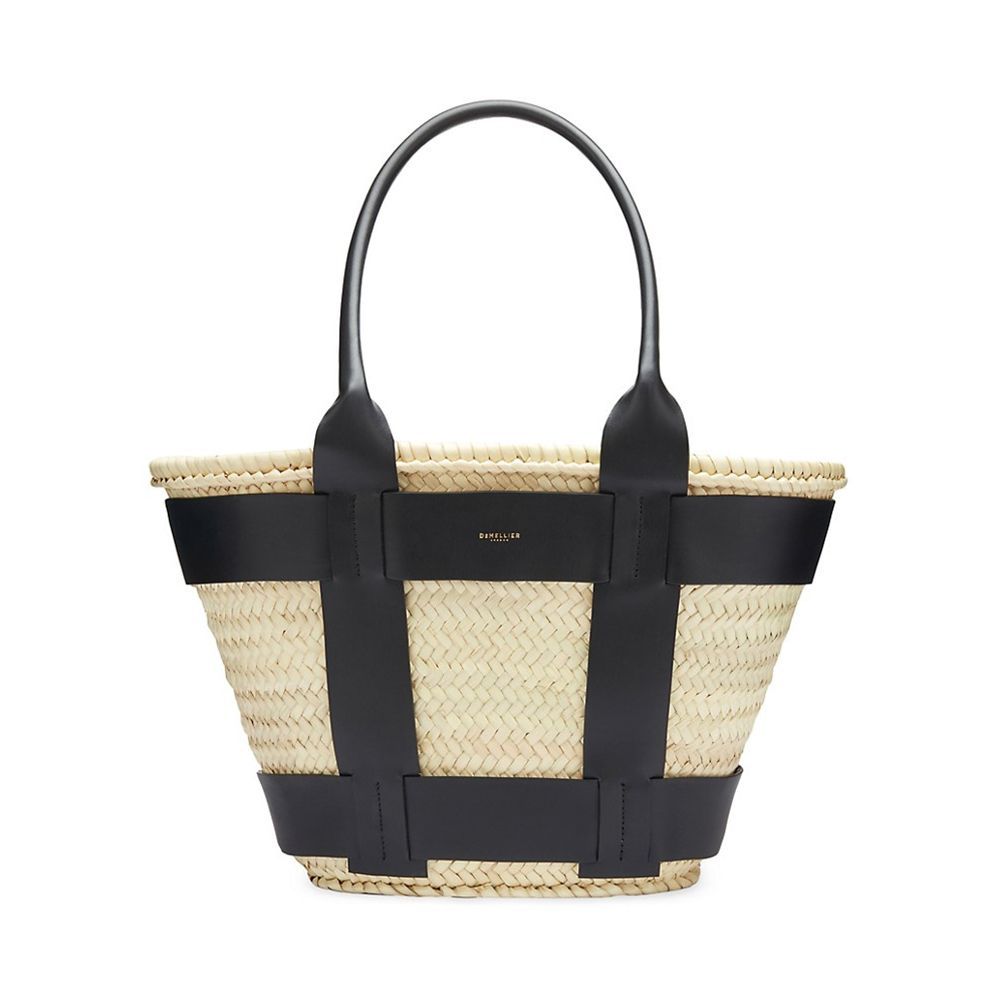 Bamboo Basket Handbag Blue - Fit Bird