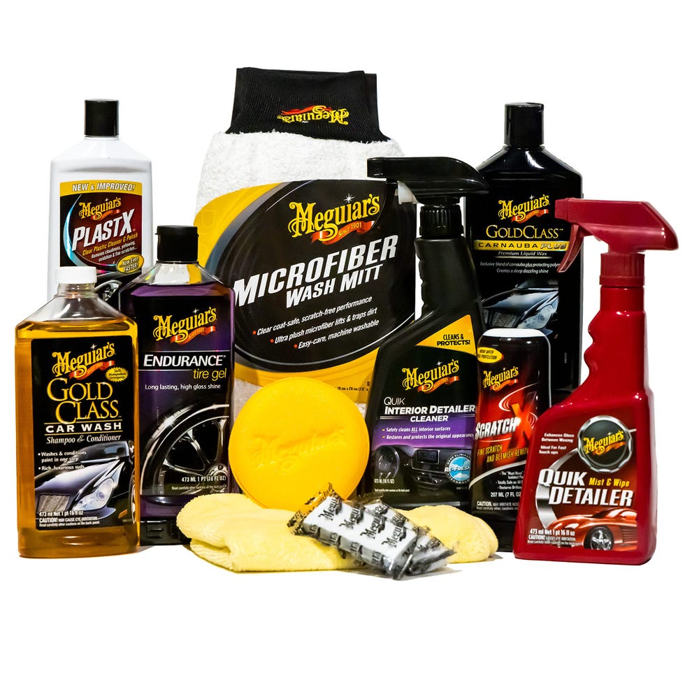 Meguiar's Complete Car Care Kit for Car Detailing 