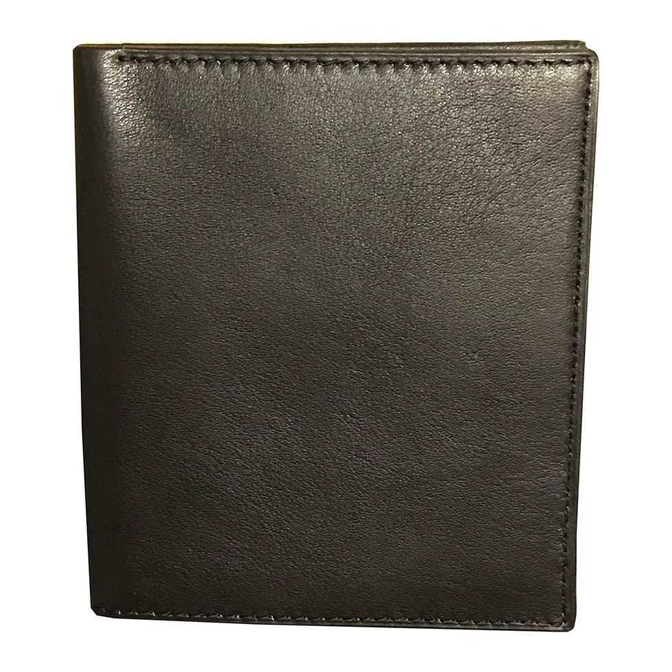Genuine Lambskin Leather Hipster Bifold Wallets 