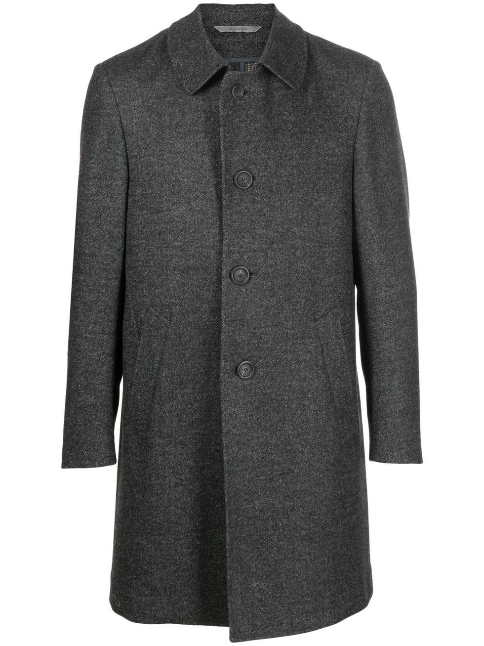 Canali wool single-breasted coat