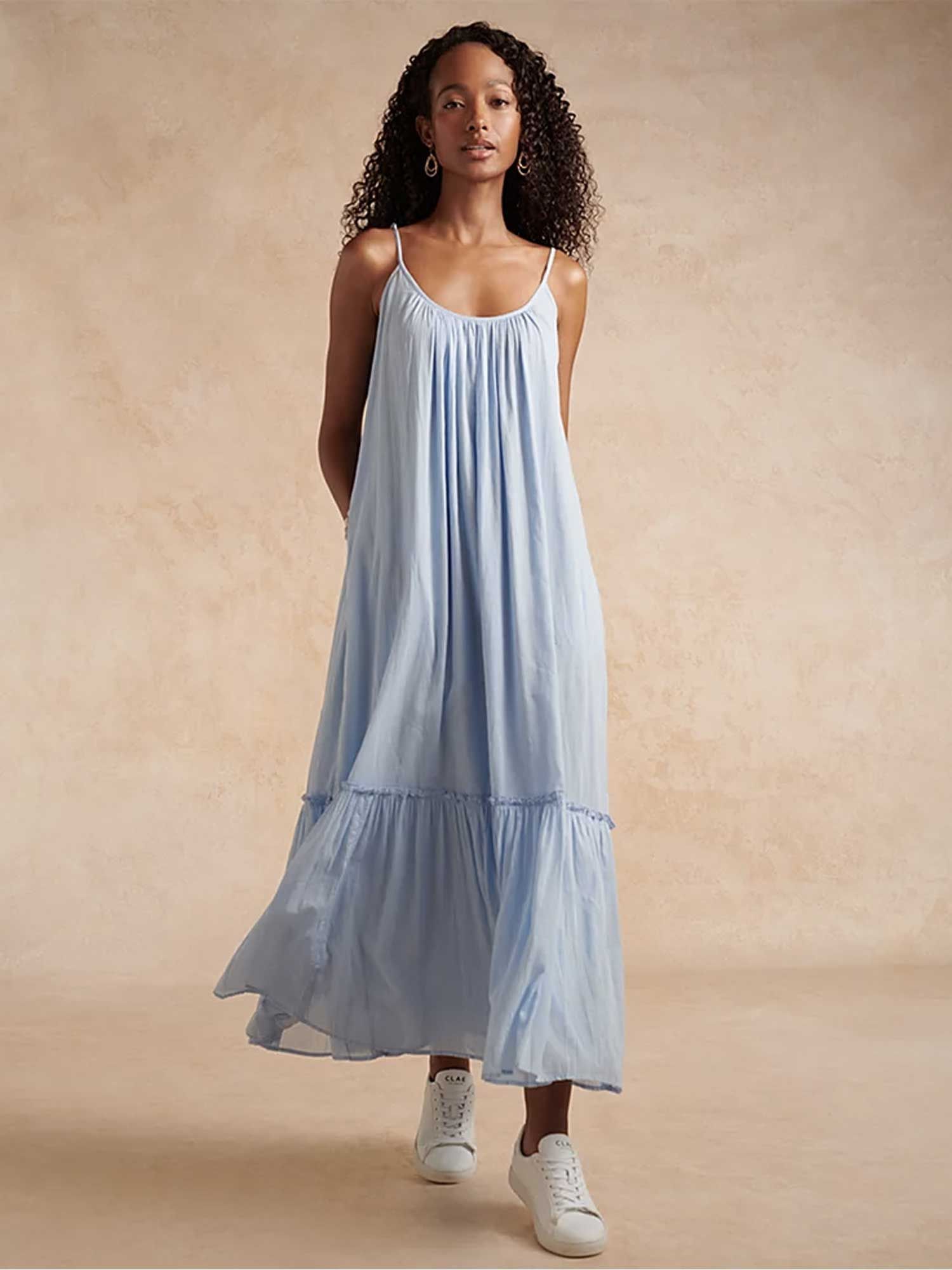 The White Company launches tiered dresses for summer