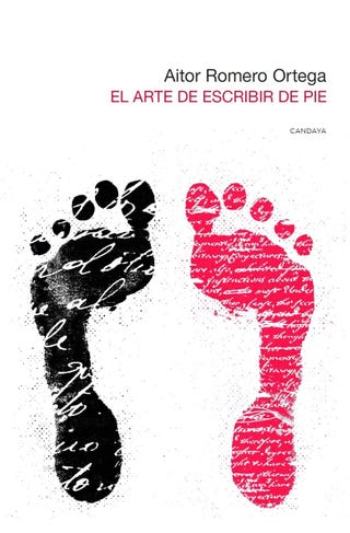 'El arte de escribir de pie' de Aitor Romero Ortega