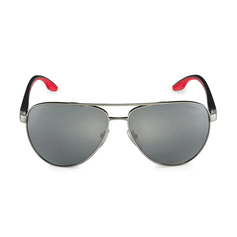 61MM Metal Pilot Sunglasses