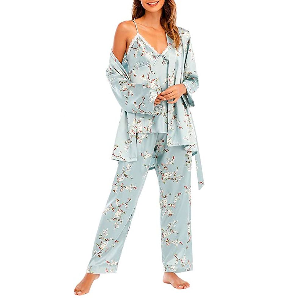 3pcs French Women's Warm Pajamas High Quality Homewear Women