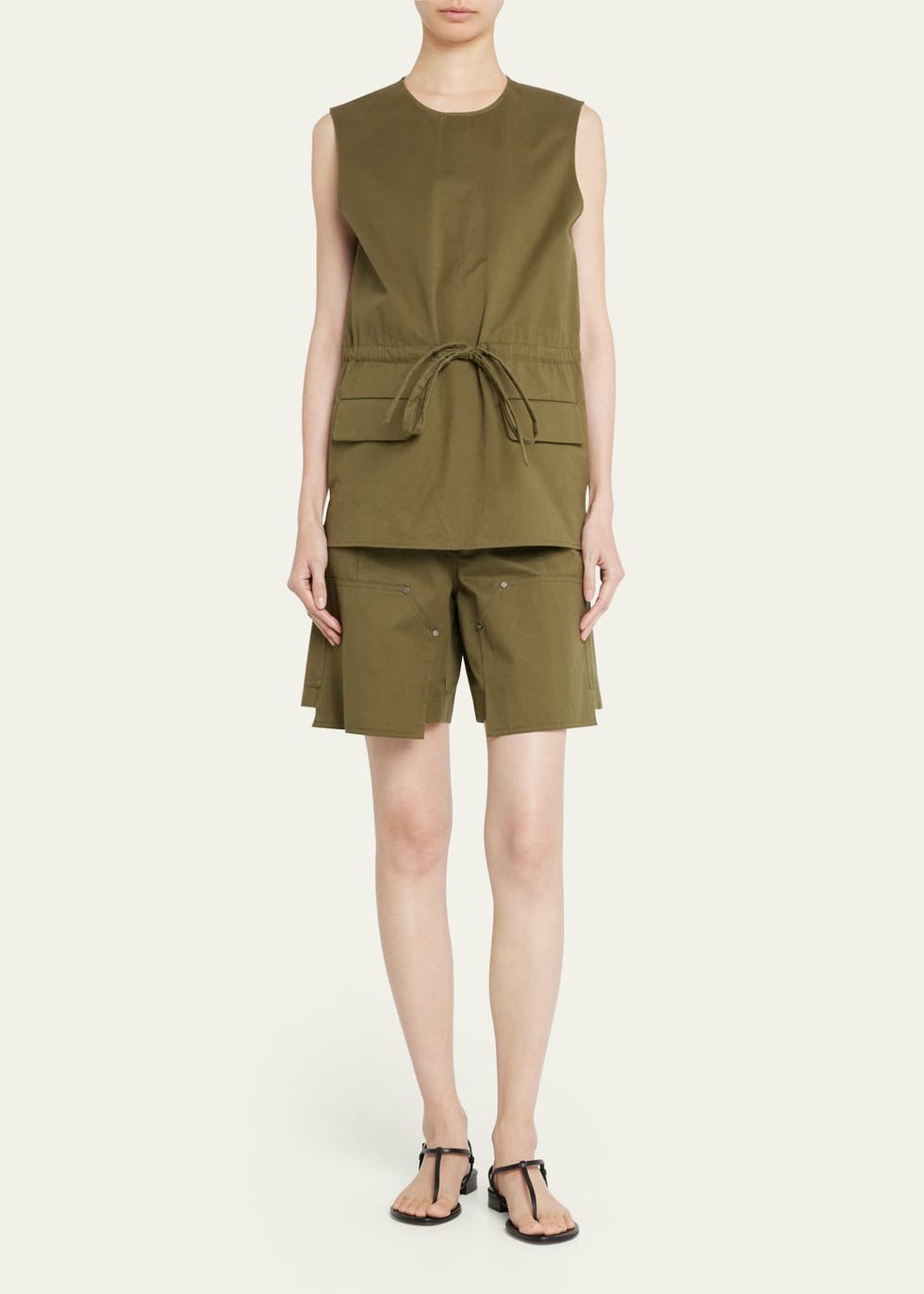 Janelle Drawstring Cotton Top Janelle Drawstring Cotton Top