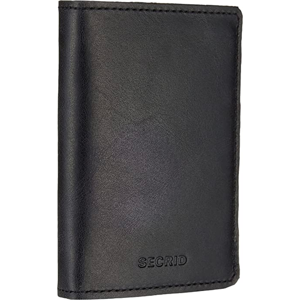 Compact Leather Wallet - Open Road