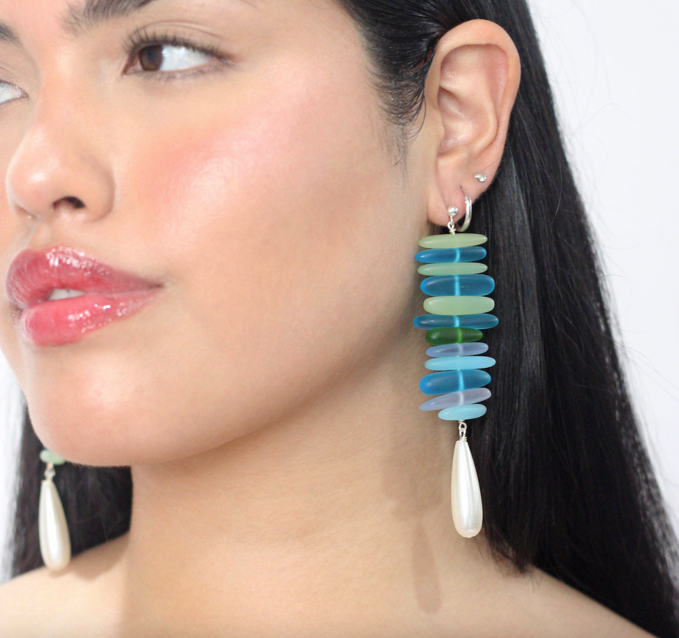 Serendipitous Aqua Earrings