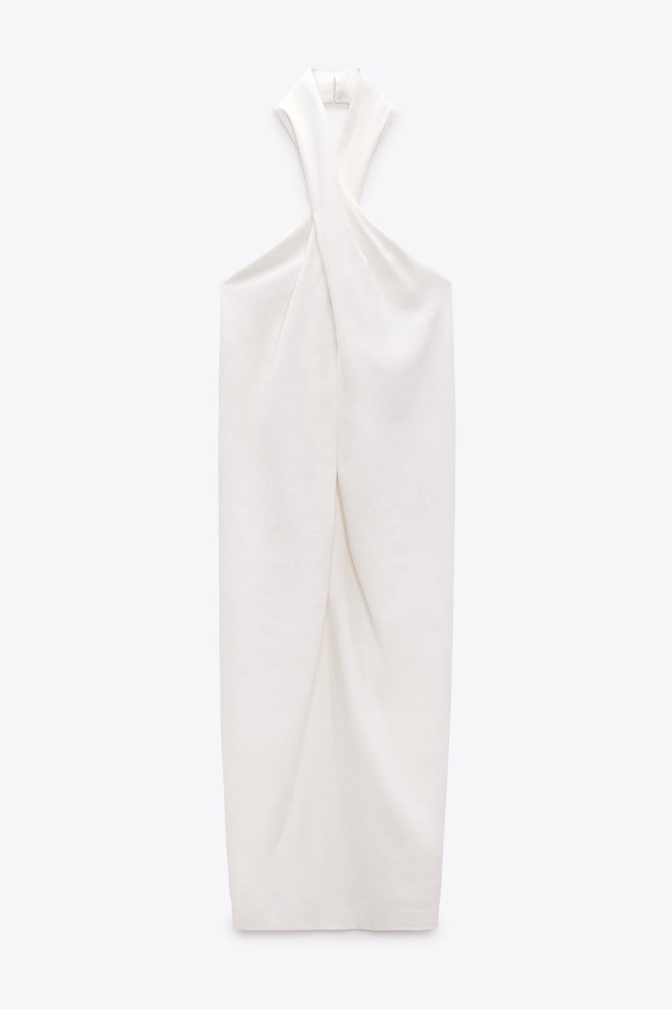 Vestido blanco halter