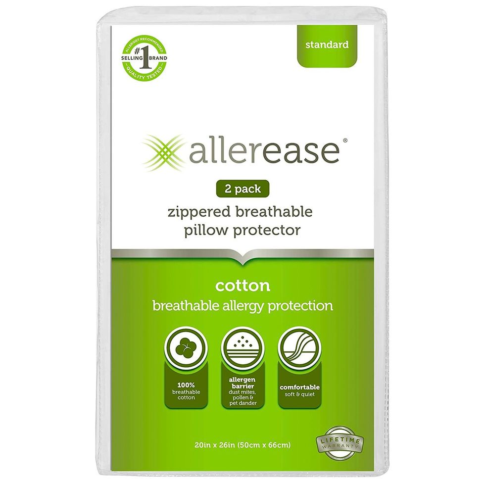 Aller-Ease Cotton Allergy Protection Pillow Protector