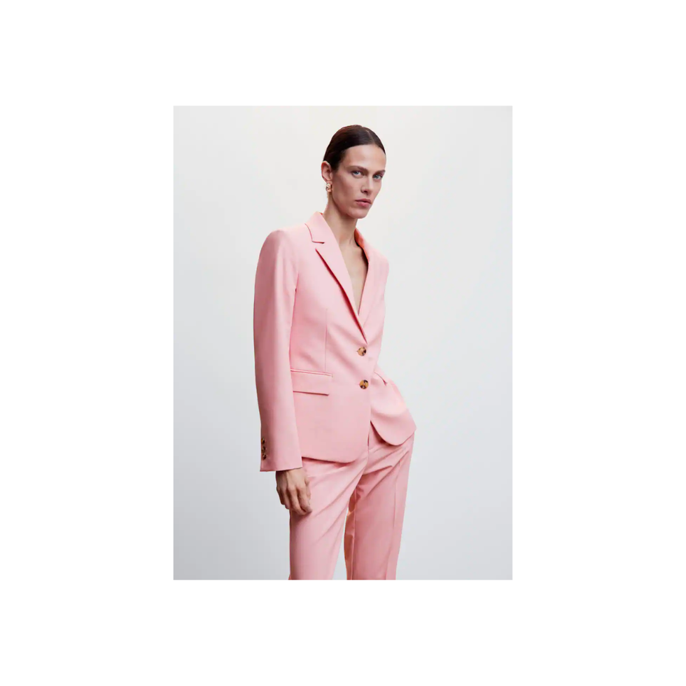 Peak Lapel Suit Blazer, £59.99