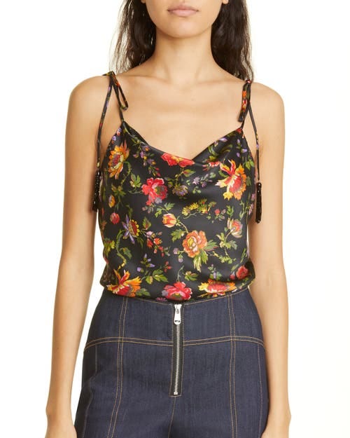 Marta Floral Satin Camisole Marta Floral Satin Camisole