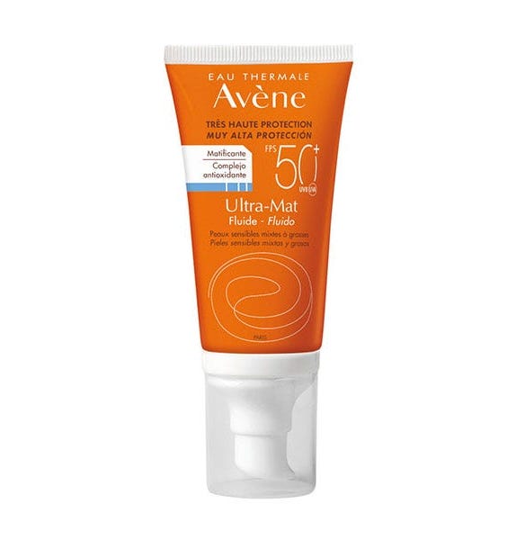 Protección solar Ultra-Mat SPF 50 + de Avène